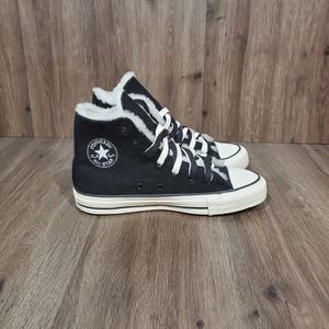 Converse Womens Fur Lined Wool High Tops